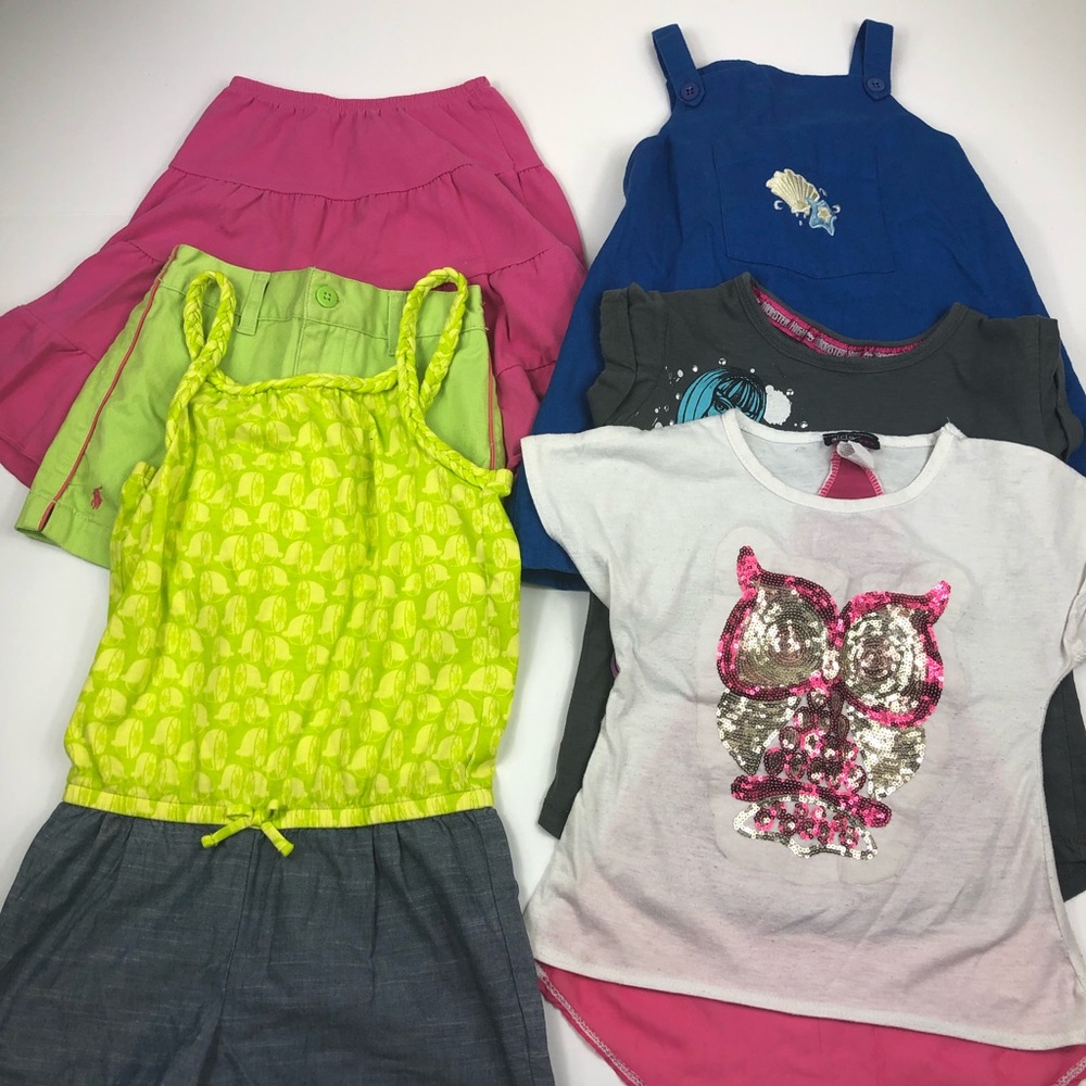 Toddler girls size 2T romper outfit bundle lot EUC
